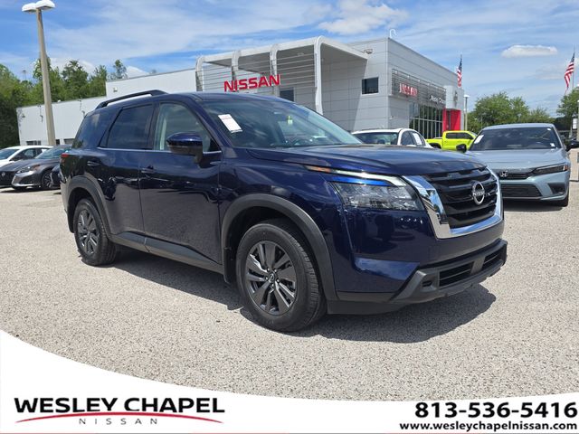 Deep Ocean Blue Pearl 2024 Nissan Pathfinder SV FWD SUV / Crossover Front-Wheel Drive 9-Speed Automatic