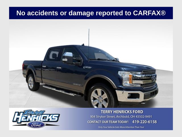 Blue Jeans Metallic 2018 Ford F-150 Pickup Truck Four-Wheel Drive Automatic