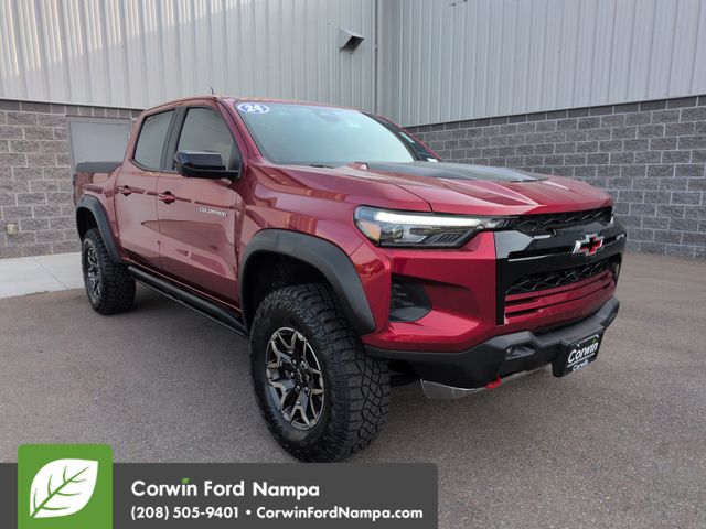 Radiant Red Tintcoat 2024 Chevrolet Colorado Pickup Truck Four-Wheel Drive 8-Speed Automatic
