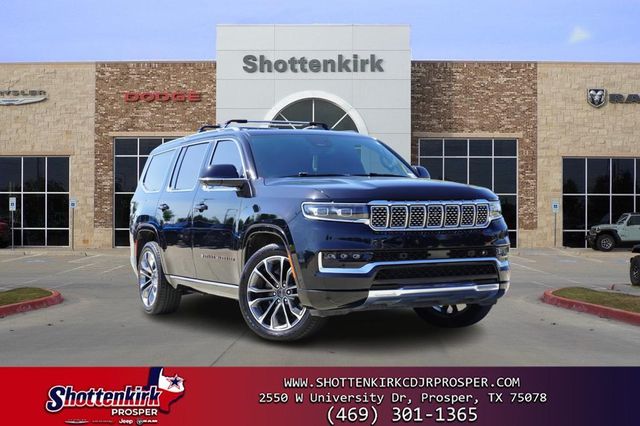 Diamond Black 2022 Jeep Grand Wagoneer SUV / Crossover Four-Wheel Drive 8-Speed Automatic
