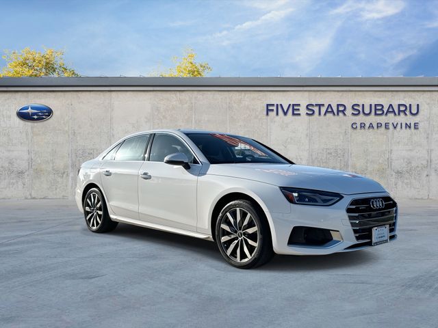 Ibis White 2022 Audi A4 quattro Premium 40 TFSI AWD Sedan All-Wheel Drive 7-Speed Automatic