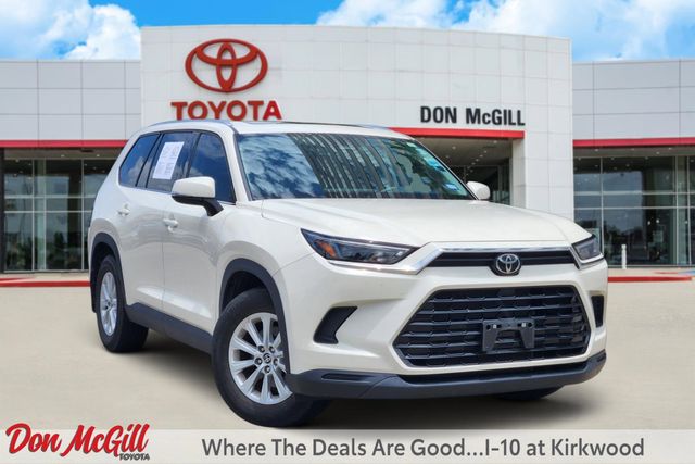 2024 Toyota Grand Highlander XLE White at Don McGill Toyota