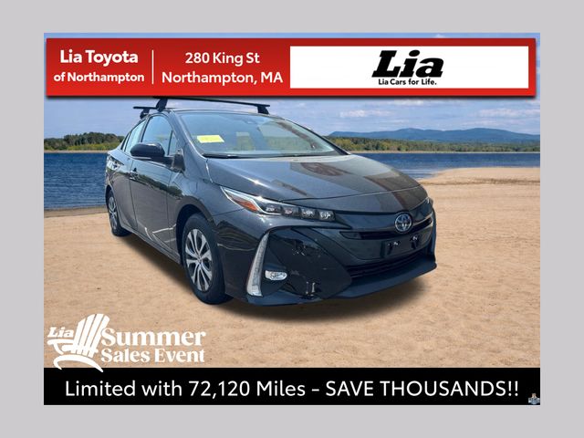 Midnight Black Metallic 2022 Toyota Prius Prime Limited FWD Hatchback Front-Wheel Drive Continuously Variable Transmission
