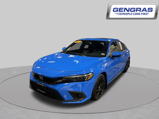 Blue 2023 Honda Civic Hatchback Hatchback Front-Wheel Drive 6-Speed Manual