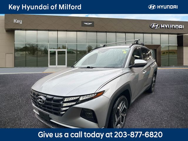 Shimmering Silver 2022 Hyundai Tucson SUV / Crossover All-Wheel Drive 8-Speed Automatic