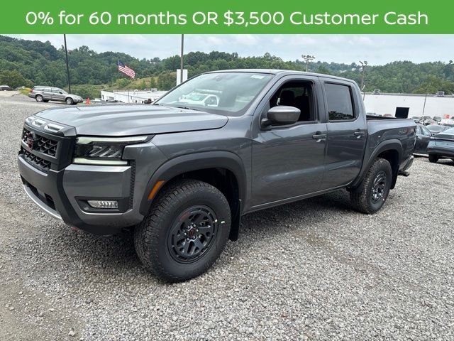 Gray (Gun Metallic) 2026 Nissan Frontier Pickup Truck Four-Wheel Drive 9-Speed Automatic Overdrive