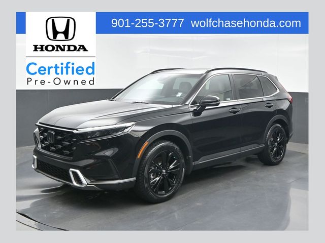 Crystal Black Pearl 2024 Honda CR-V Hybrid SUV / Crossover All-Wheel Drive Continuously Variable Transmission