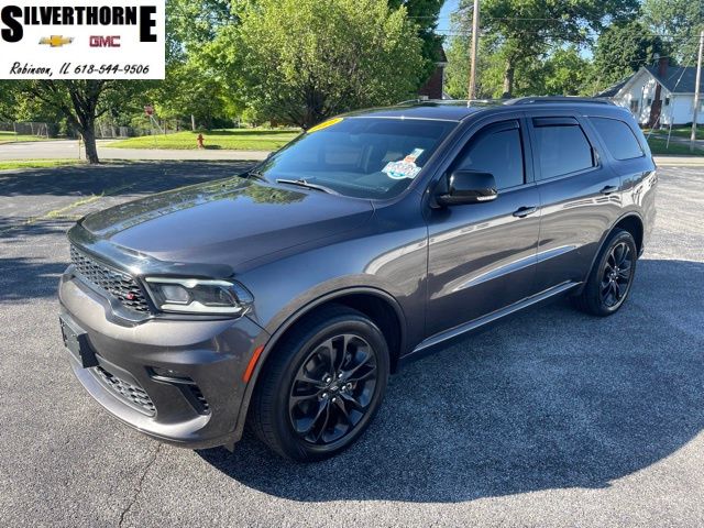Granite Metallic Clearcoat 2021 Dodge Durango GT Plus AWD SUV / Crossover All-Wheel Drive 8-Speed Automatic
