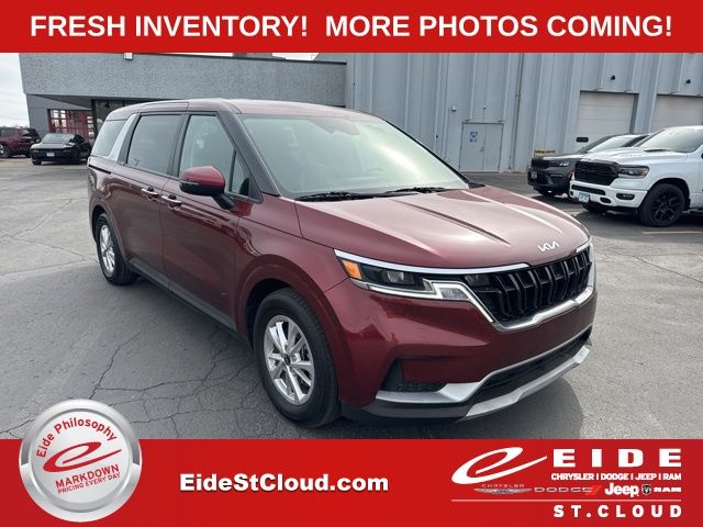 Flare Red 2024 Kia Carnival LX FWD Minivan Front-Wheel Drive 8-Speed Automatic