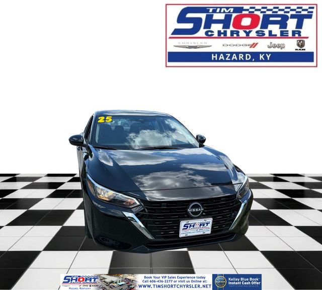 Super Black 2025 Nissan Sentra Sedan Front-Wheel Drive Continuously Variable Transmission
