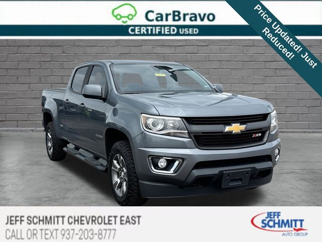 Gray (Satin Steel Metallic) 2019 Chevrolet Colorado Pickup Truck Four-Wheel Drive 8-Speed Automatic