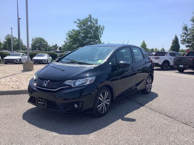 Black 2017 Honda Fit EX Hatchback Front-Wheel Drive Continuously Variable Transmission