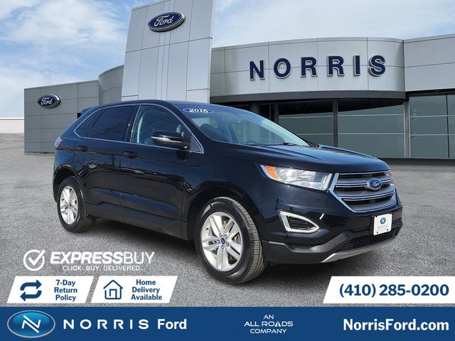 Shadow Black 2017 Ford Edge SEL AWD SUV / Crossover All-Wheel Drive 6-Speed Automatic