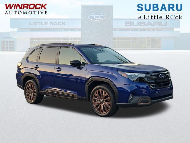 Sapphire Blue Pearl 2026 Subaru Forester Hybrid SUV / Crossover All-Wheel Drive Continuously Variable Transmission