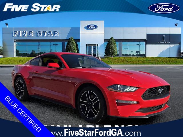 Race Red 2018 Ford Mustang EcoBoost Premium Coupe RWD Coupe Rear-Wheel Drive Automatic