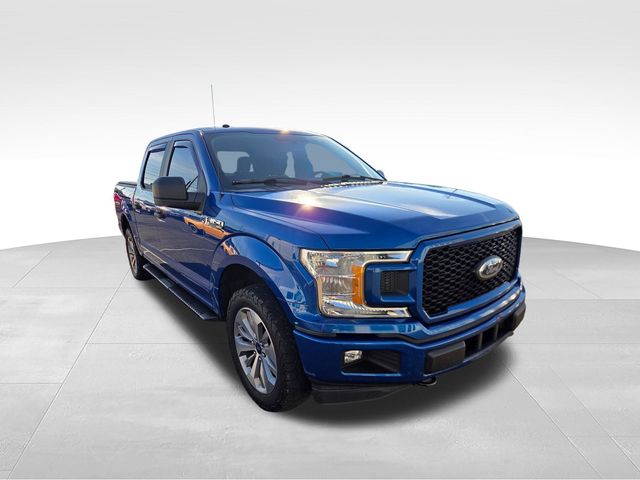 Lightning Blue 2018 Ford F-150 Pickup Truck Four-Wheel Drive Automatic