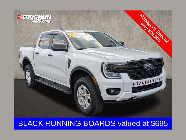 Oxford White 2024 Ford Ranger Pickup Truck Four-Wheel Drive Automatic