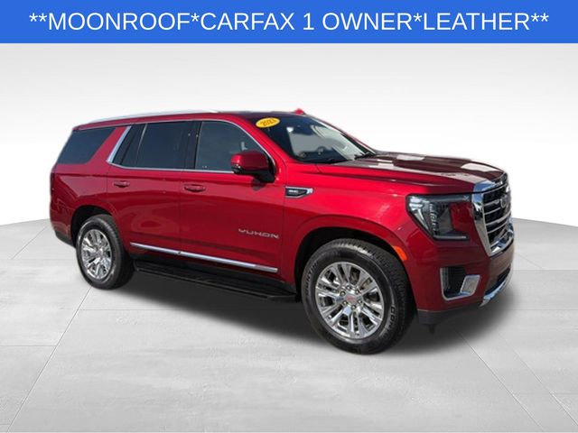 Volcanic Red 2023 GMC Yukon SLT 4WD SUV / Crossover Four-Wheel Drive 