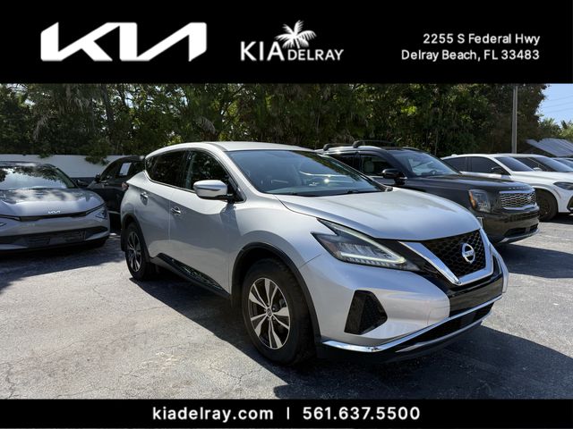 Brilliant Silver Metallic 2019 Nissan Murano SUV / Crossover Front-Wheel Drive Continuously Variable Transmission