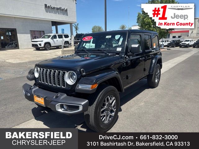 Black Clearcoat 2025 Jeep Wrangler SUV / Crossover Four-Wheel Drive 8-Speed Automatic