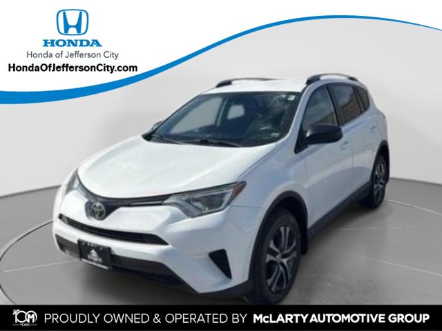 Super White 2018 Toyota RAV4 LE AWD SUV / Crossover All-Wheel Drive 6-Speed Automatic