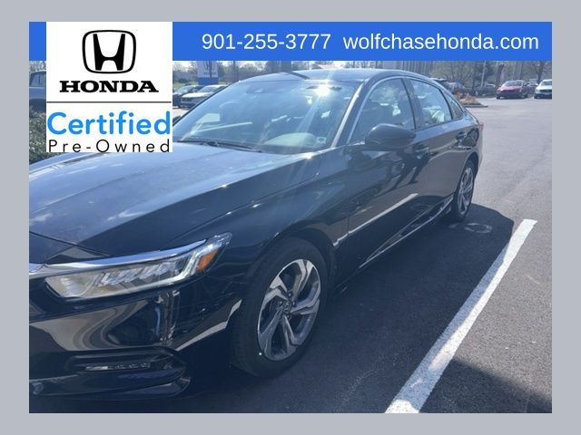 Black 2018 Honda Accord 1.5T EX-L FWD Sedan Front-Wheel Drive Continuously Variable Transmission