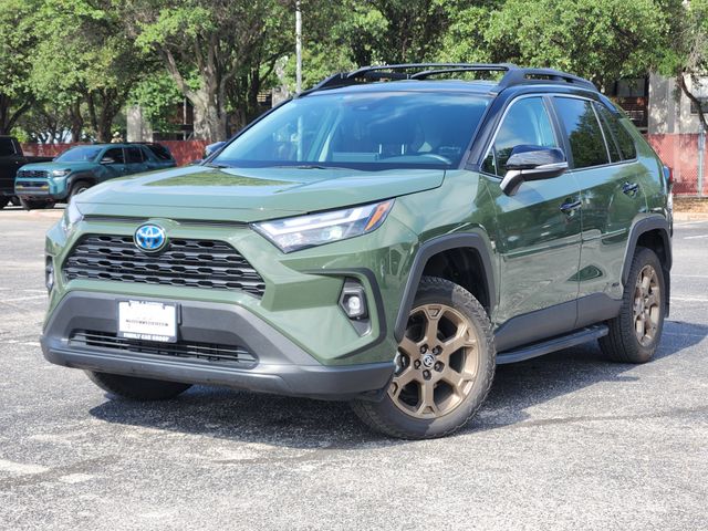 Army Green/Midnight Black Metallic 2024 Toyota RAV4 Hybrid SUV / Crossover All-Wheel Drive Continuously Variable Transmission