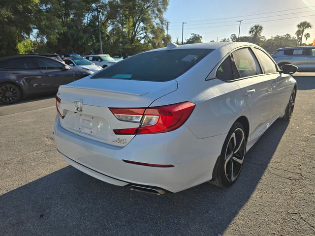2020 White Honda Accord Sport 2.0T FWD Sedan