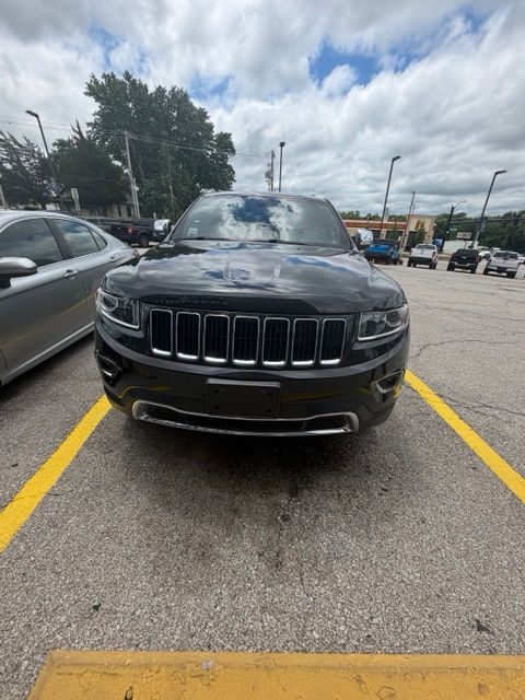 Brilliant Black Crystal Pearlcoat 2016 Jeep Grand Cherokee SUV / Crossover Four-Wheel Drive 8-Speed Automatic