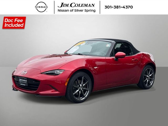 Red Metallic 2016 Mazda MX-5 Miata Convertible Rear-Wheel Drive 6-Speed Automatic