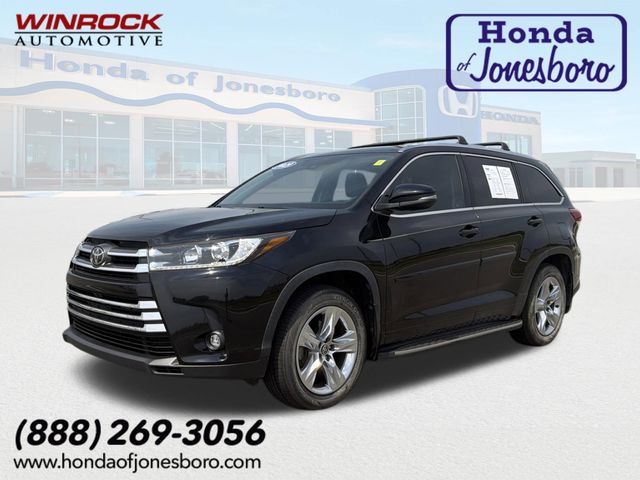 Midnight Black Metallic 2019 Toyota Highlander Limited FWD SUV / Crossover Front-Wheel Drive 8-Speed Automatic