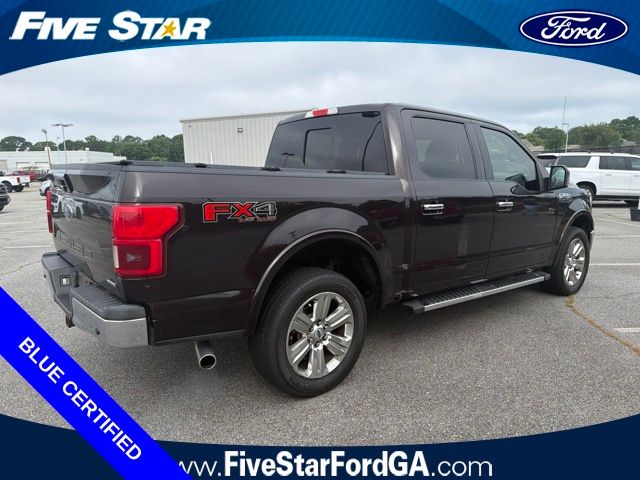 Certified Used 2018 Red Ford Lariat image 3