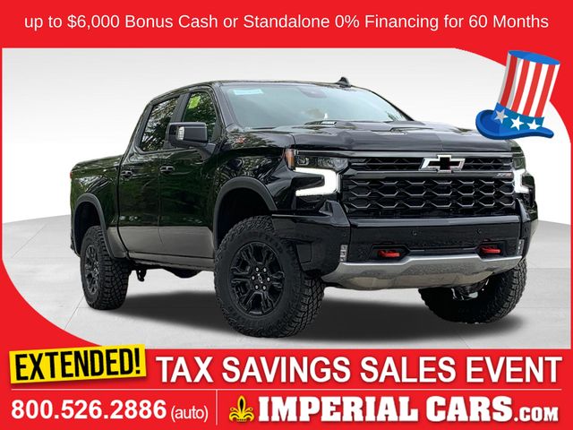 Black 2026 Chevrolet Silverado 1500 Pickup Truck Four-Wheel Drive Automatic