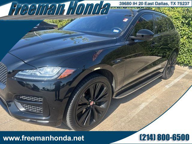 Black 2018 Jaguar F-PACE SUV / Crossover All-Wheel Drive 8-Speed Automatic