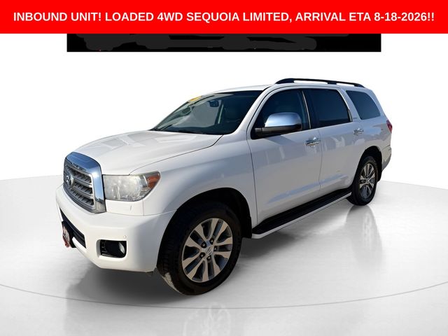 Super White 2017 Toyota Sequoia SUV / Crossover Four-Wheel Drive 6-Speed Automatic