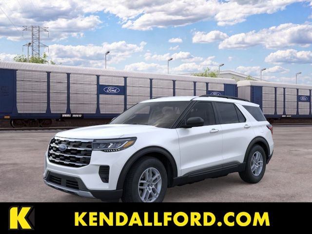 White Metallic 2026 Ford Explorer SUV / Crossover All-Wheel Drive Automatic