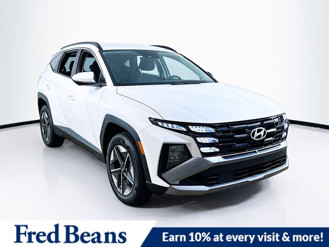 Creamy White Pearl 2026 Hyundai Tucson Hybrid SEL AWD SUV / Crossover All-Wheel Drive 6-Speed Automatic
