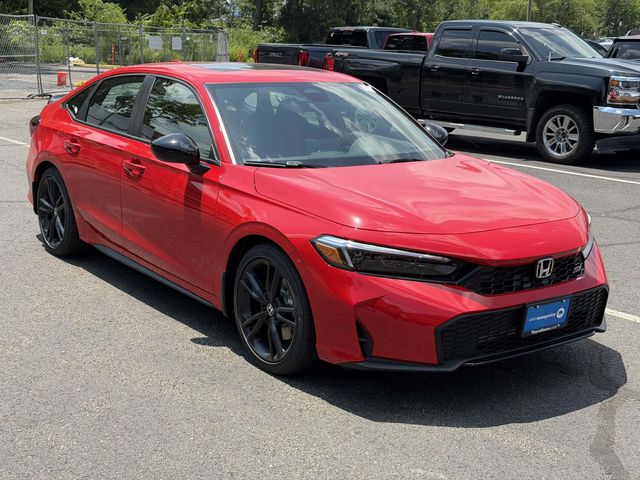 Rallye Red 2026 Honda Civic Sedan Front-Wheel Drive 6-Speed Manual