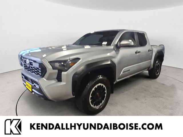 Celestial Silver Metallic 2024 Toyota Tacoma TRD Off-Road Double Cab 4WD Pickup Truck Four-Wheel Drive 8-Speed Automatic