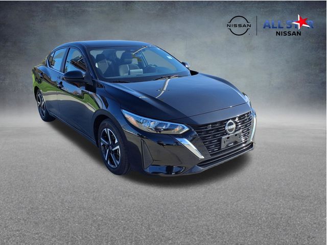 Super Black 2025 Nissan Sentra Sedan Front-Wheel Drive Continuously Variable Transmission