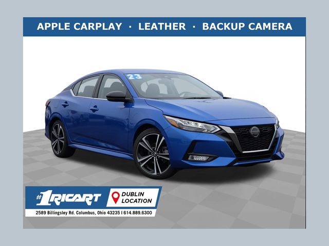 Electric Blue Metallic 2023 Nissan Sentra SR FWD Sedan Front-Wheel Drive Continuously Variable Transmission
