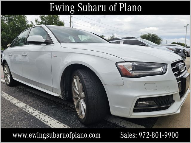 Glacier White 2016 Audi A4 2.0T quattro Premium AWD Sedan All-Wheel Drive 8-Speed Automatic
