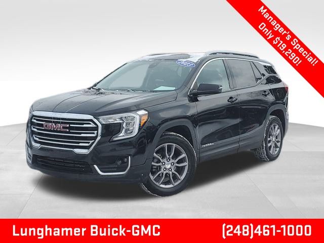 Black (Ebony Twilight Metallic) 2023 GMC Terrain SLT AWD SUV / Crossover All-Wheel Drive 9-Speed Automatic
