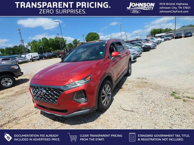 Lava Orange 2020 Hyundai Santa Fe 2.4L Limited FWD SUV / Crossover Front-Wheel Drive 8-Speed Automatic