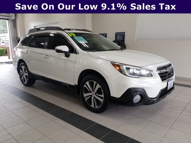 Crystal White Pearl 2019 Subaru Outback Wagon All-Wheel Drive Continuously Variable Transmission