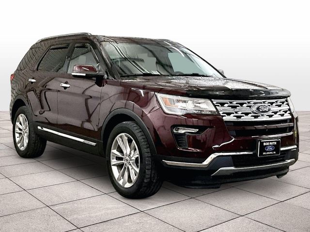 2018 Ford Explorer Limited Red at John Sisson Motors