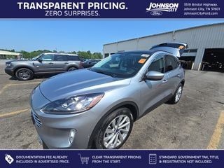 Silver Metallic 2022 Ford Escape SUV / Crossover All-Wheel Drive 8-Speed Automatic