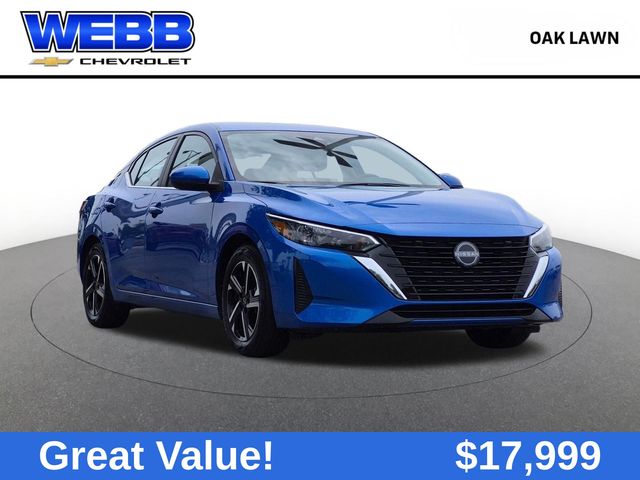 Electric Blue Metallic 2025 Nissan Sentra Sedan Front-Wheel Drive Continuously Variable Transmission