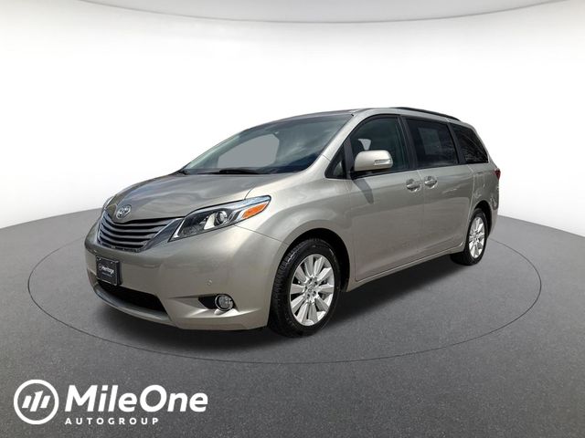 Creme Brulee 2017 Toyota Sienna Limited Premium 7-Passenger AWD Minivan All-Wheel Drive 8-Speed Automatic