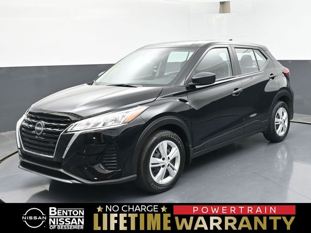 Super Black 2024 Nissan Kicks S FWD SUV / Crossover Front-Wheel Drive Continuously Variable Transmission